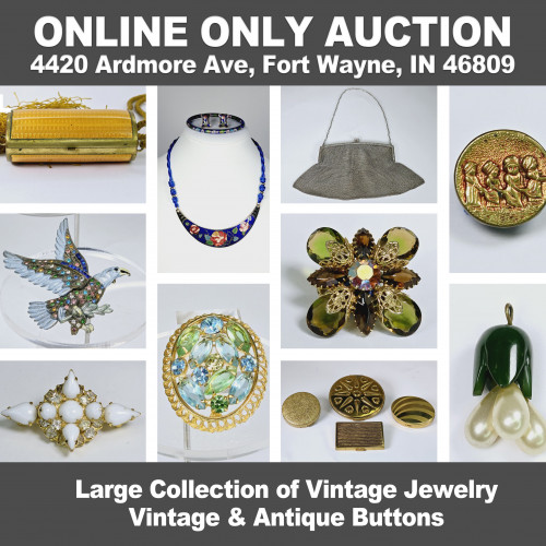 Lantern 130_ ONLINE ONLY Auction - Vintage Jewelry, Vintage and Antique Buttons